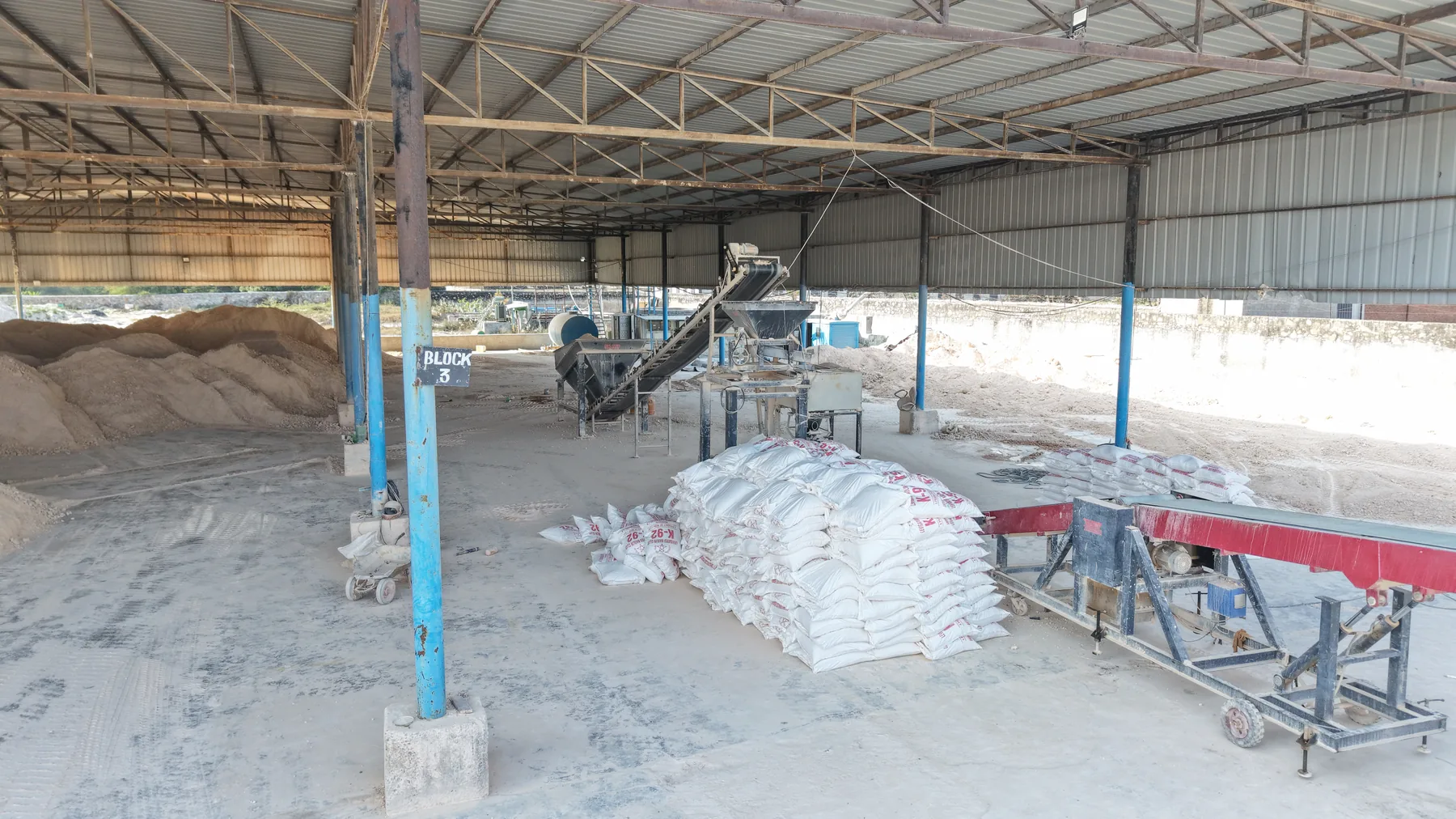 Prepared kaolin shipment